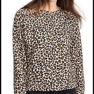 Super cozy Velvet by Graham and Spencer Jazz Leopard sweatshirt. Worn once.